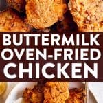 Buttermilk Oven Fried Chicken Pin 2