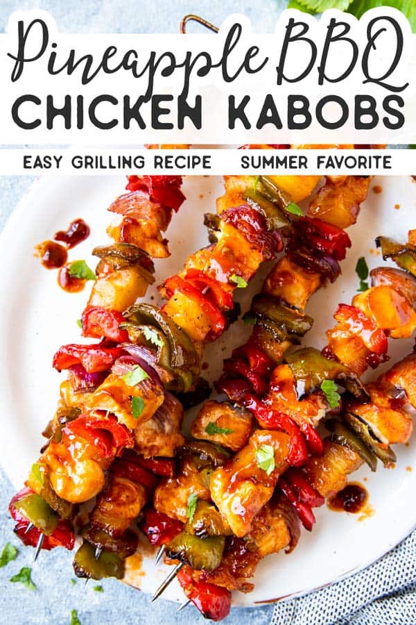 Pineapple Chicken Kabobs Pin 1