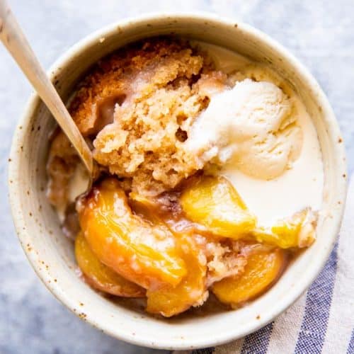 crockpot peach cobbler image 4