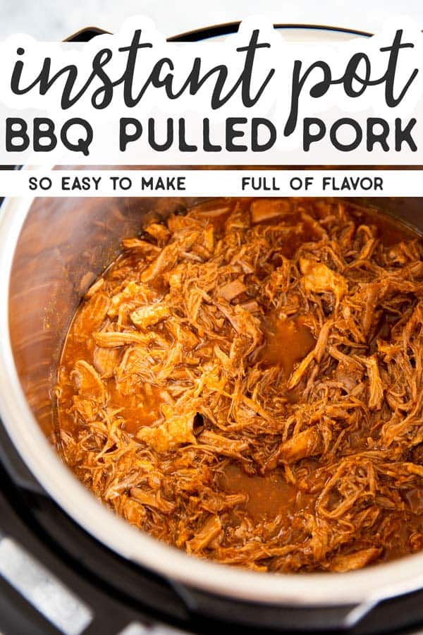 Honey BBQ Instant Pot Pulled Pork Pin 1