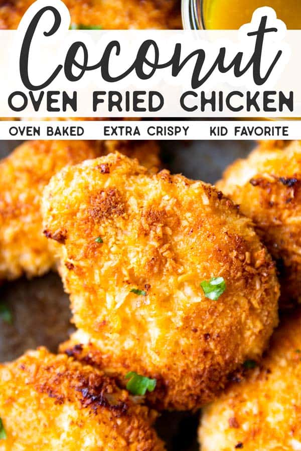 Oven Fried Coconut Chicken Pin 1