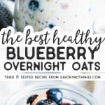 Blueberry Overnight Oats Pin