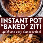 Instant Pot Baked Ziti Pin 1