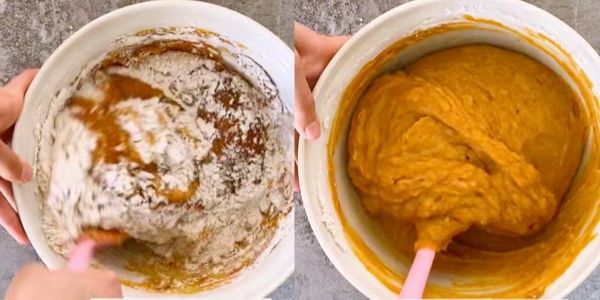 Chocolate Chip Pumpkin Bread Step by Step Image 2