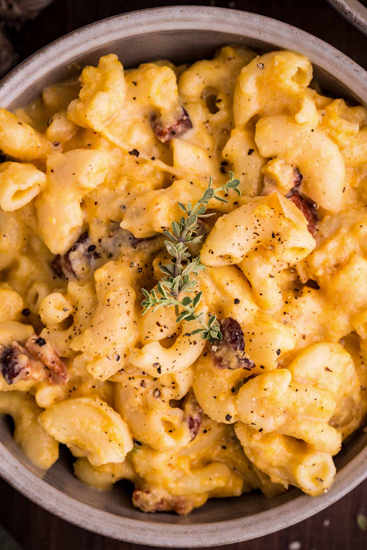 the butternut squash Mac and cheese is so creamy!