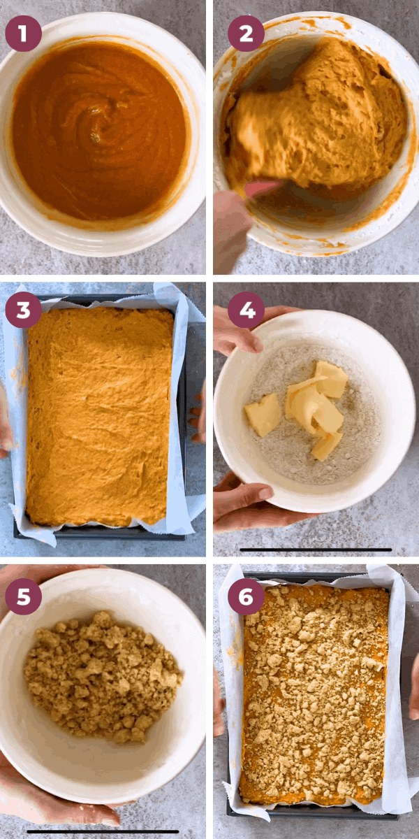 Pumpkin Coffee Cake Step by Step Image