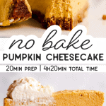 No Bake Pumpkin Cheesecake Pin