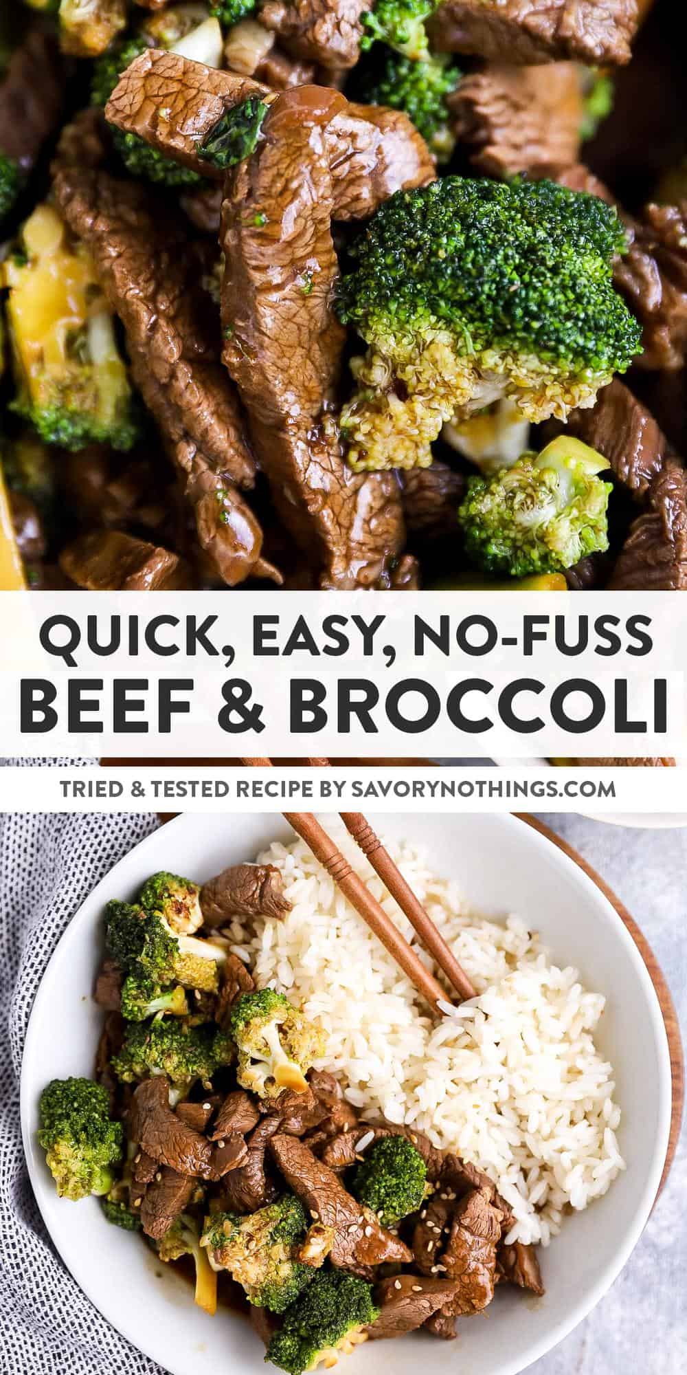 Easy Beef and Broccoli Stir Fry | Savory Nothings