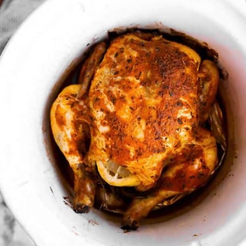 Crock Pot Honey Lemon Chicken  Cook a Whole Chicken in the Crock Pot