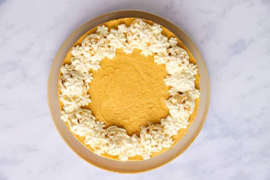No Bake Pumpkin Cheesecake - Savory Nothings
