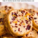 Cranberry Orange Shortbread Pin