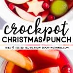 Crockpot Christmas Punch Image Pin