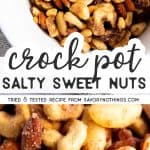 Crock Pot Cinnamon Nuts Image Pin