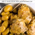 Instant Pot Bacon Ranch Chicken and Potatoes Pin