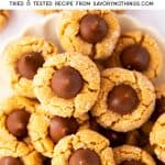 Peanut Butter Blossoms Image Pin 2