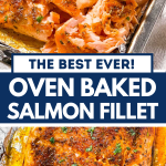 Oven Baked Salmon Recipe Image Pin