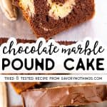 Chocolate Marble Pound Cake Image Pin