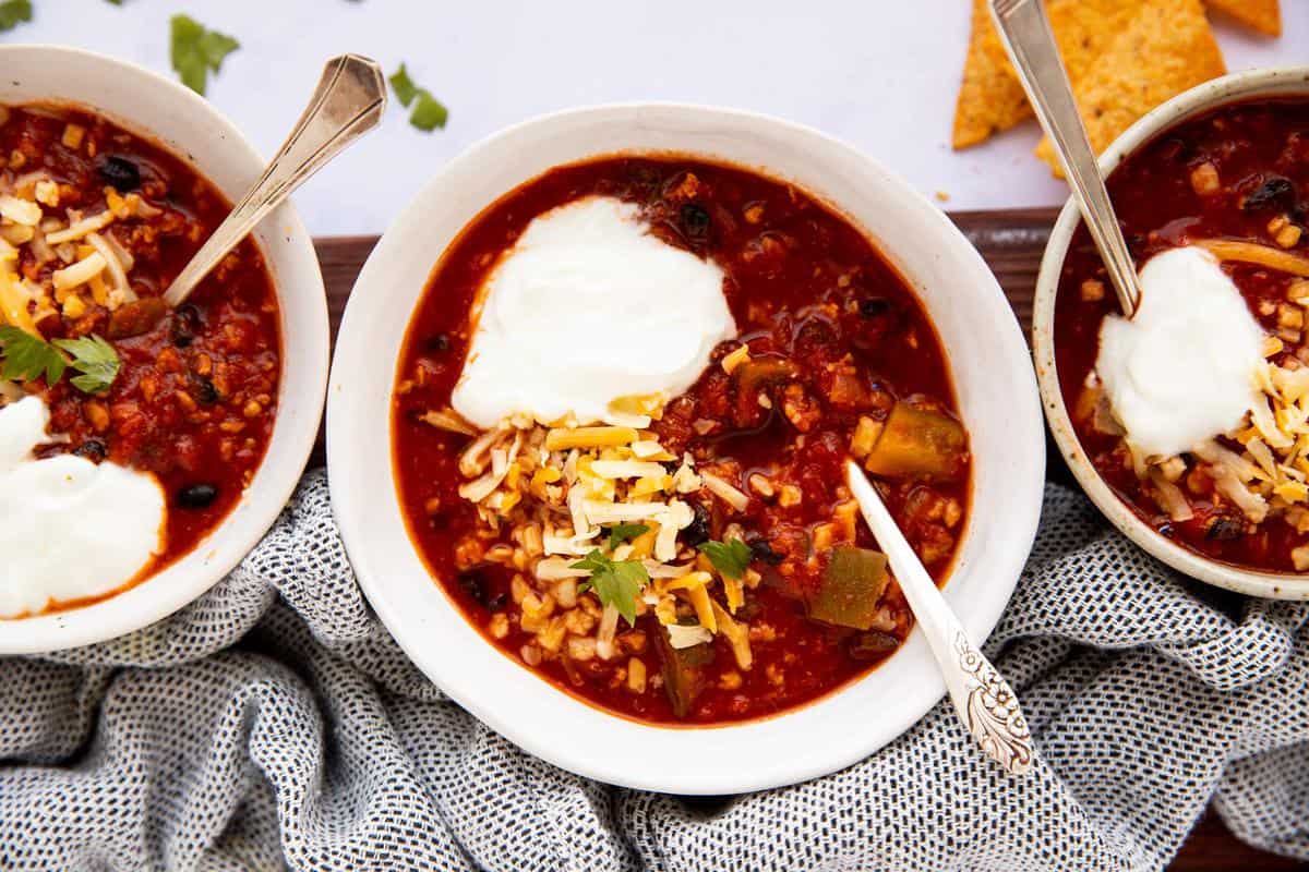 Instant Pot Turkey Chili Recipe