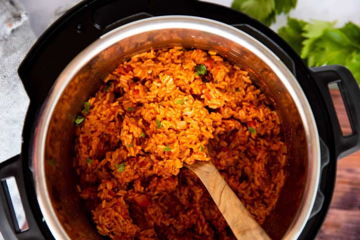 Instant Pot Mexican Rice - The Skinnyish Dish