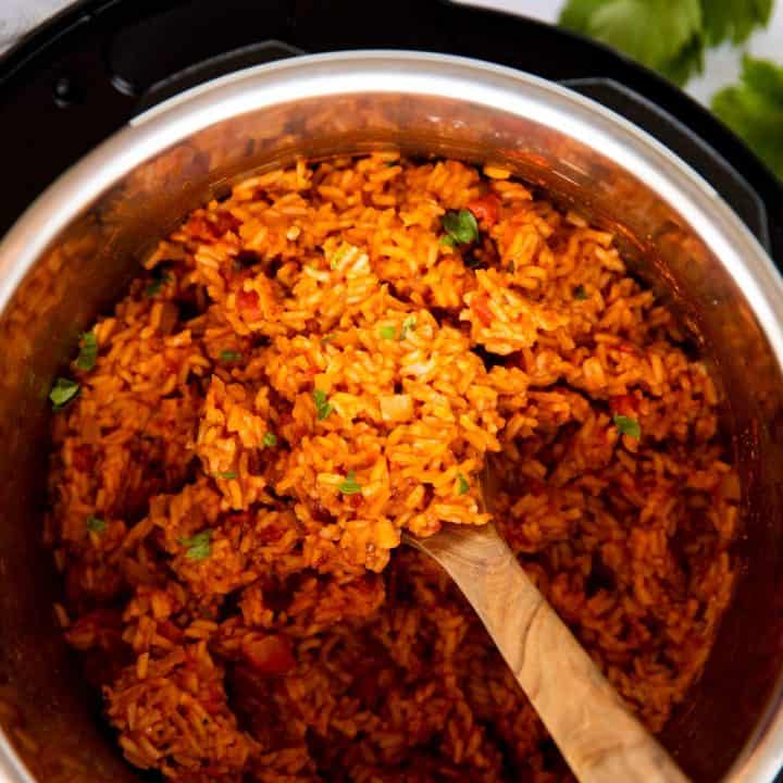 Instant Mexican Rice Instant Pot Mexican Rice Recipe - Savory Nothings