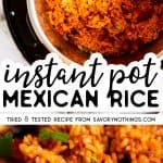 Instant Pot Mexican Rice Image Pin