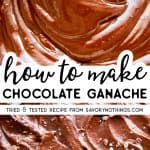 Chocolate Ganache Image Pin