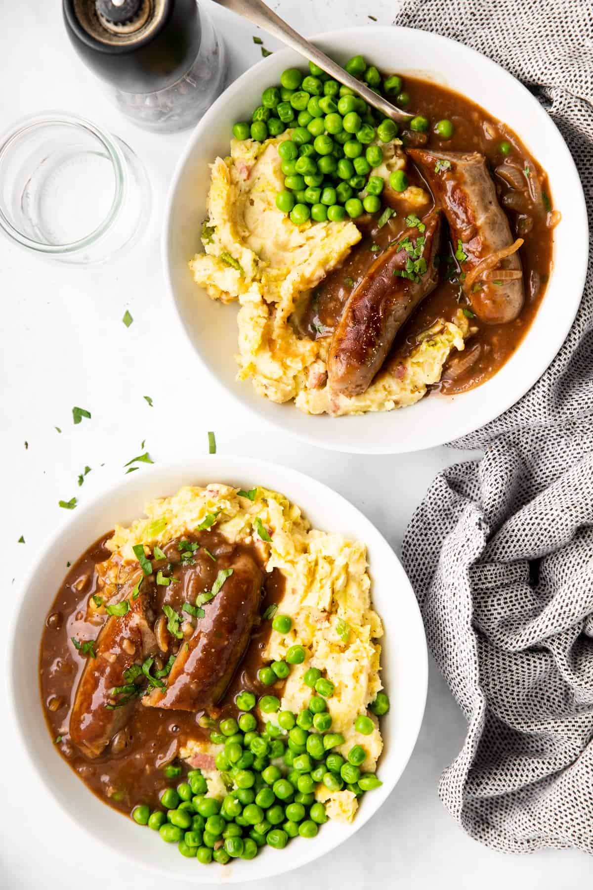 Sausages in Onion Gravy - My Fussy Eater