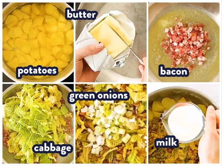 Colcannon Recipe How to Make Irish Mashed Potatoes with Cabbage and Bacon