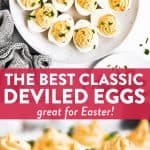 Classic Deviled Eggs Image Pin