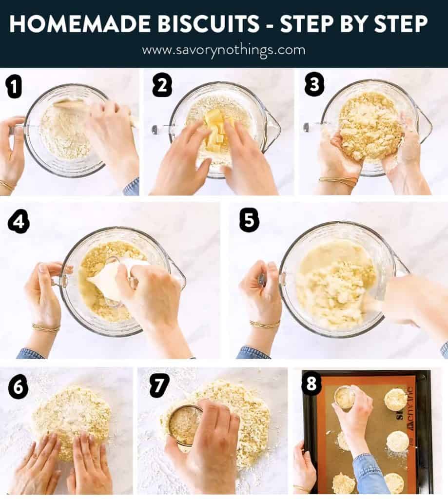Easy Homemade Buttermilk Biscuits [Recipe with Video] Savory Nothings