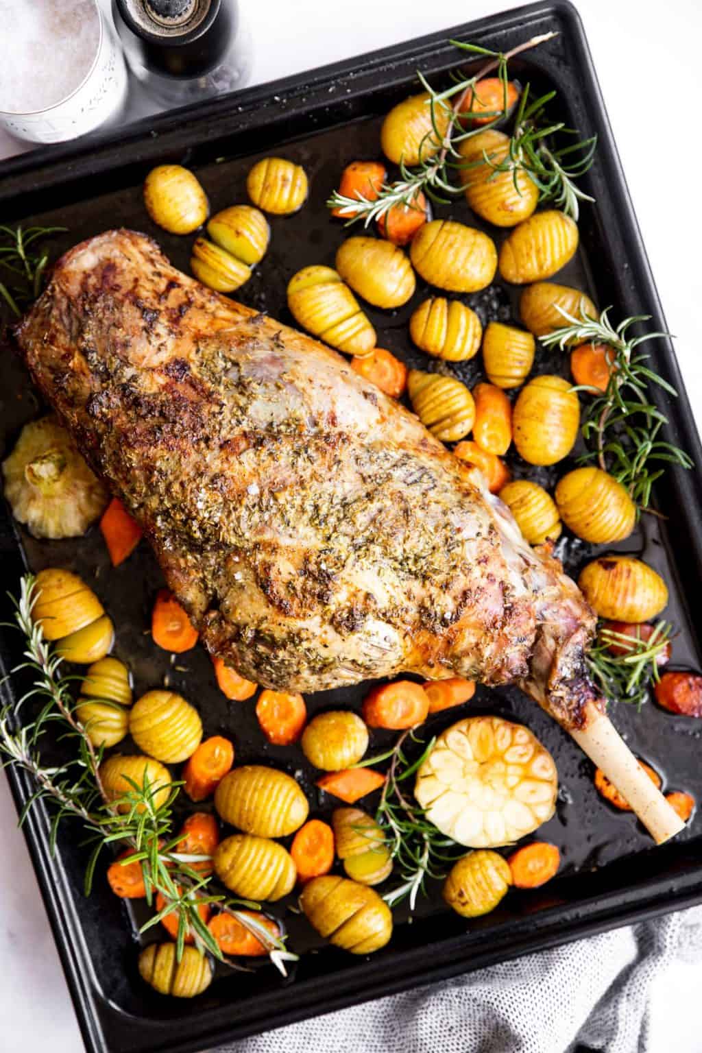 Oven Roasted Leg of Lamb Recipe [+ Video] - Savory Nothings