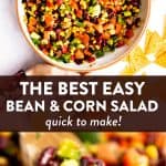 Mexican Bean Salad Image Pin