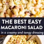 Macaroni Salad Image Pin