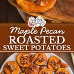 roasted sweet potato slices pin