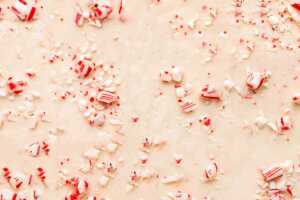 assembling peppermint bark