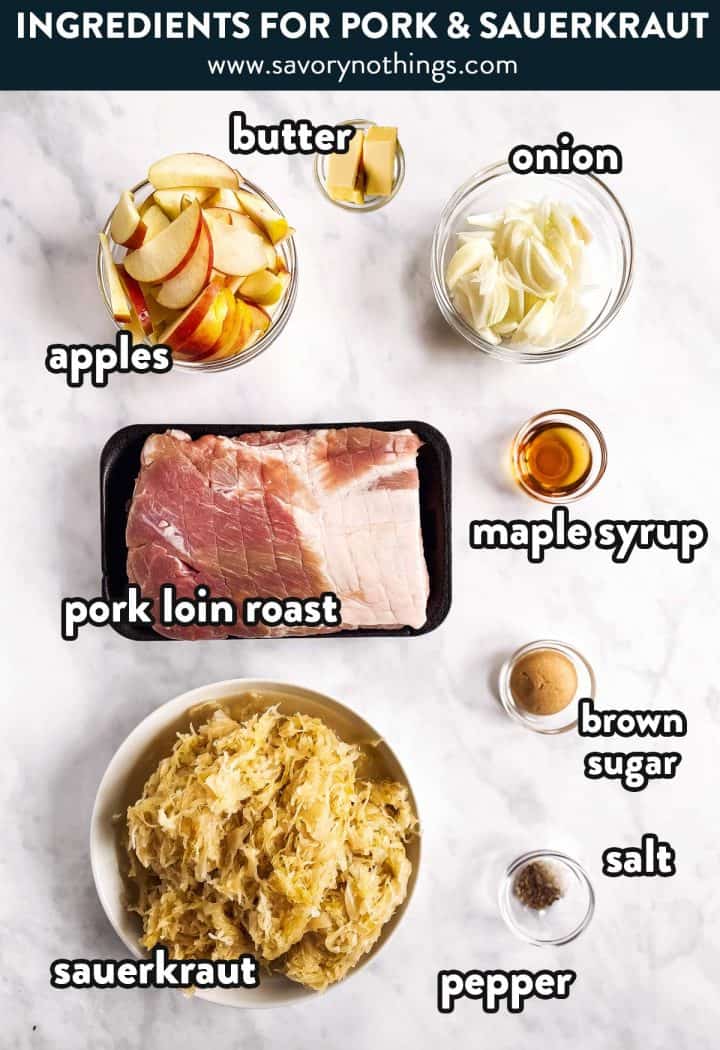 Pork Roast and Sauerkraut Recipe Savory Nothings