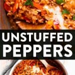 Unstuffed Pepper Skillet Pin 1