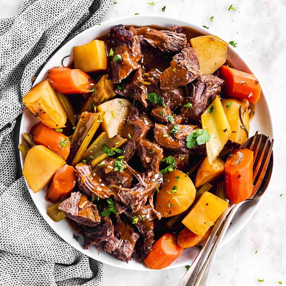 The Crockpot Pot Roast Recipe Nothings