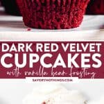 Red Velvet Cupcakes Image Pin 1