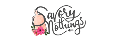 logo for the Savory Nothings brand