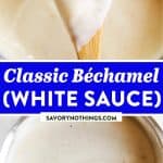 Béchamel Sauce Image Pin