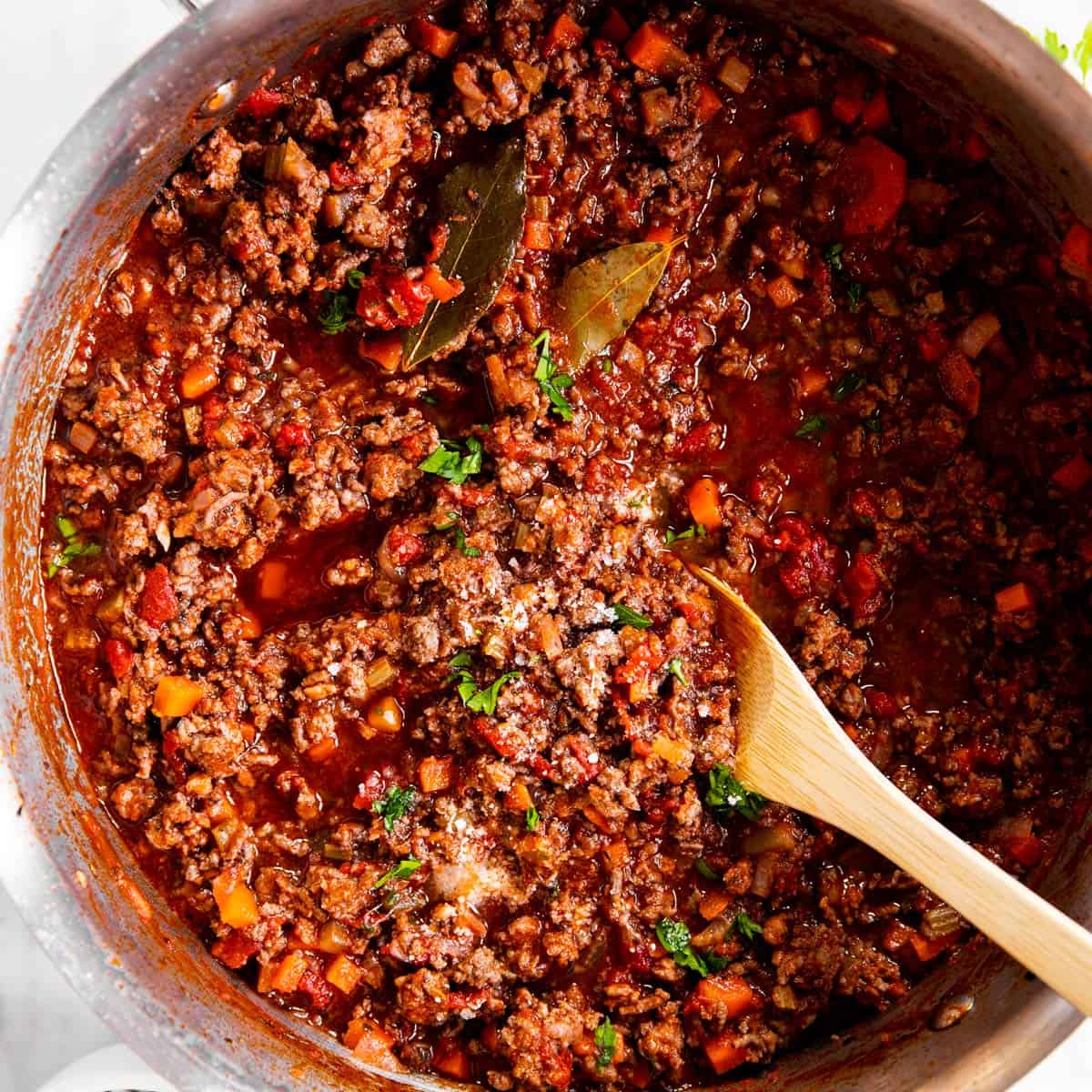 Simple Bolognese Sauce Recipe | Savory Nothings