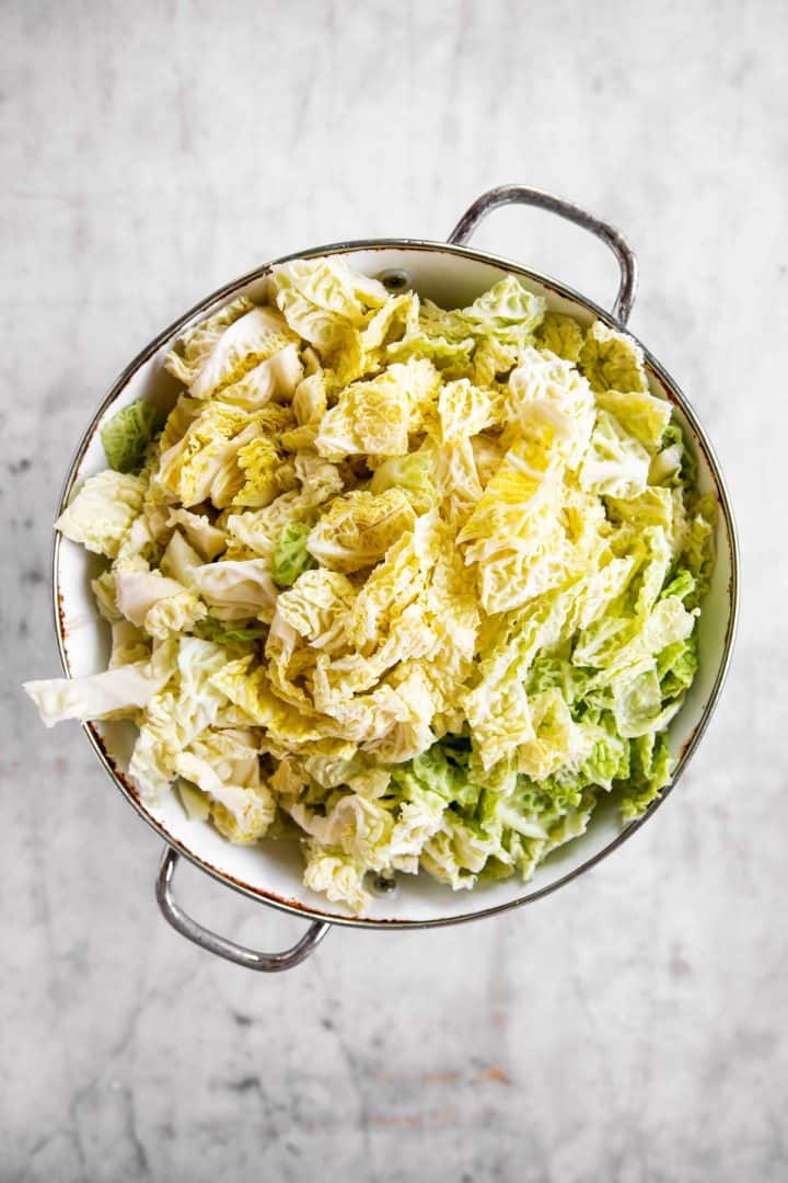 Bacon Braised Cabbage Recipe Savory Nothings