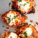 chicken parmesan on sheet pan