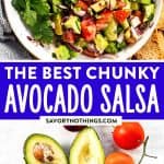 Chunky Avocado Salsa Image Pin