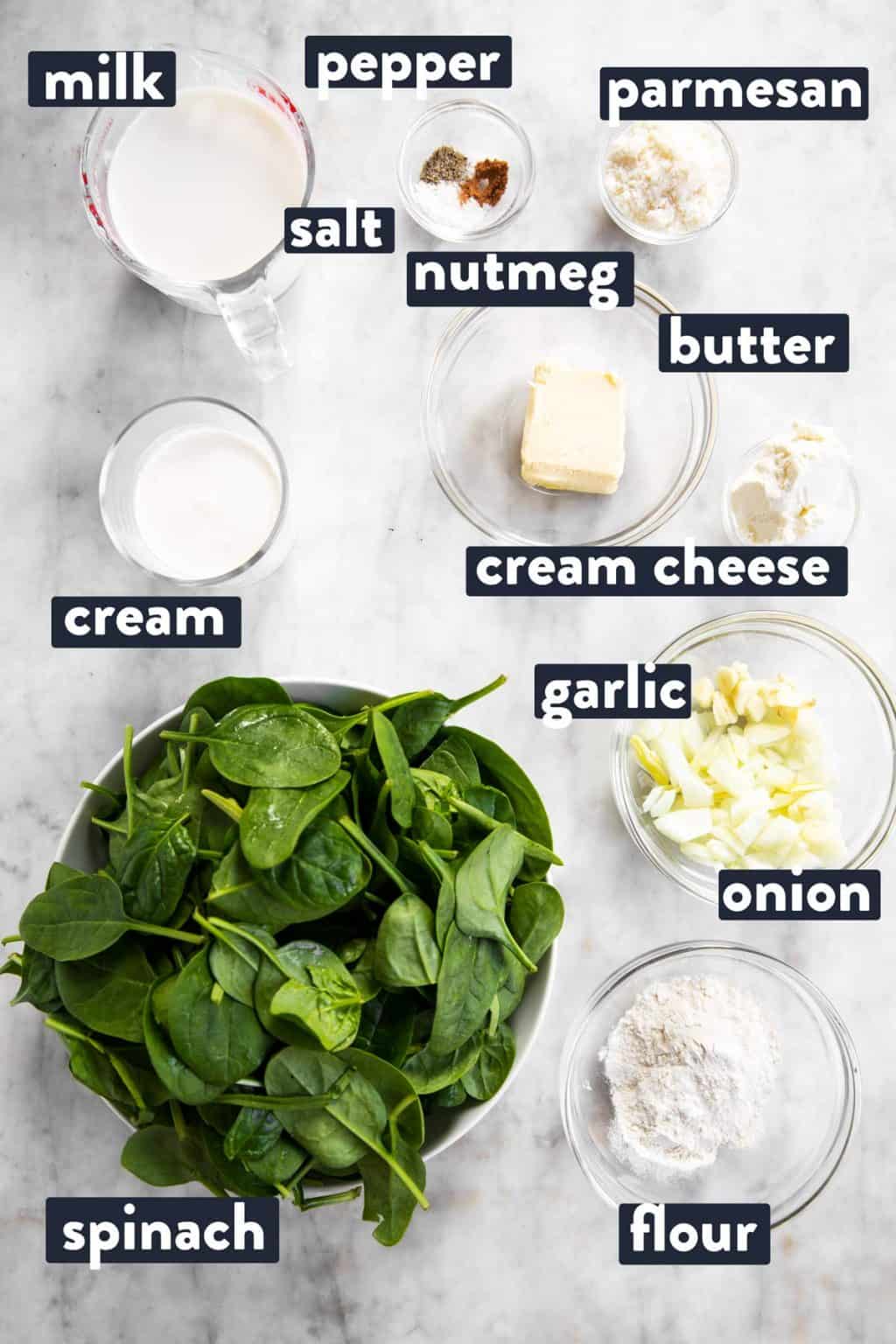 Creamed Spinach Recipe Savory Nothings