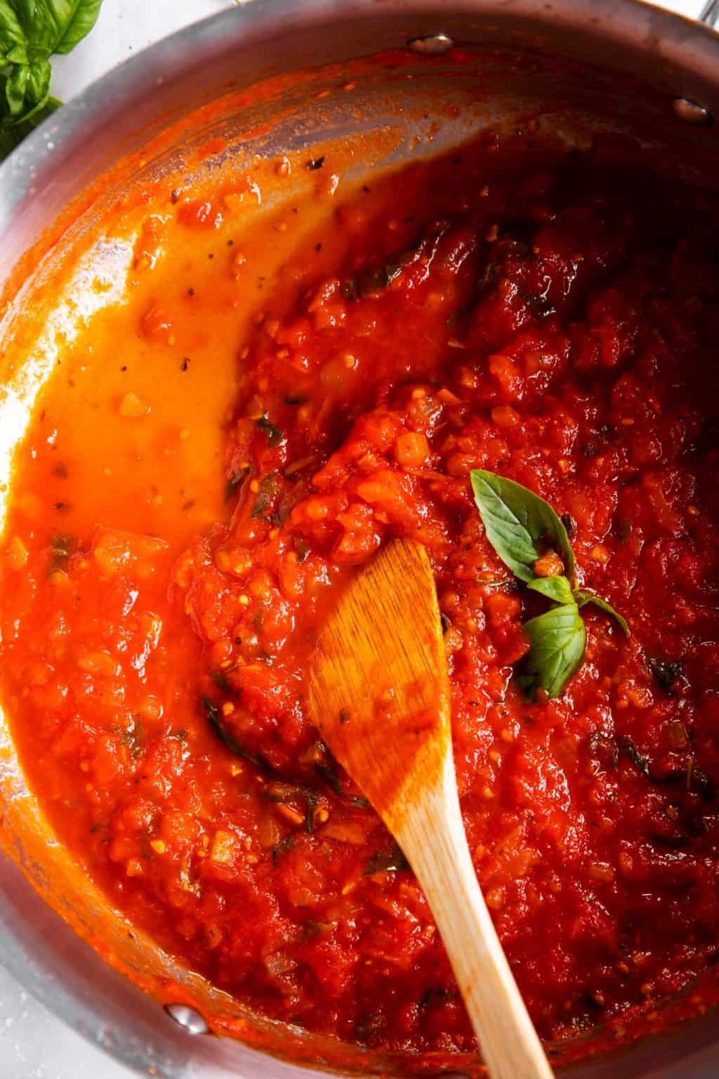 Easy Homemade Marinara Sauce Recipe Savory Nothings