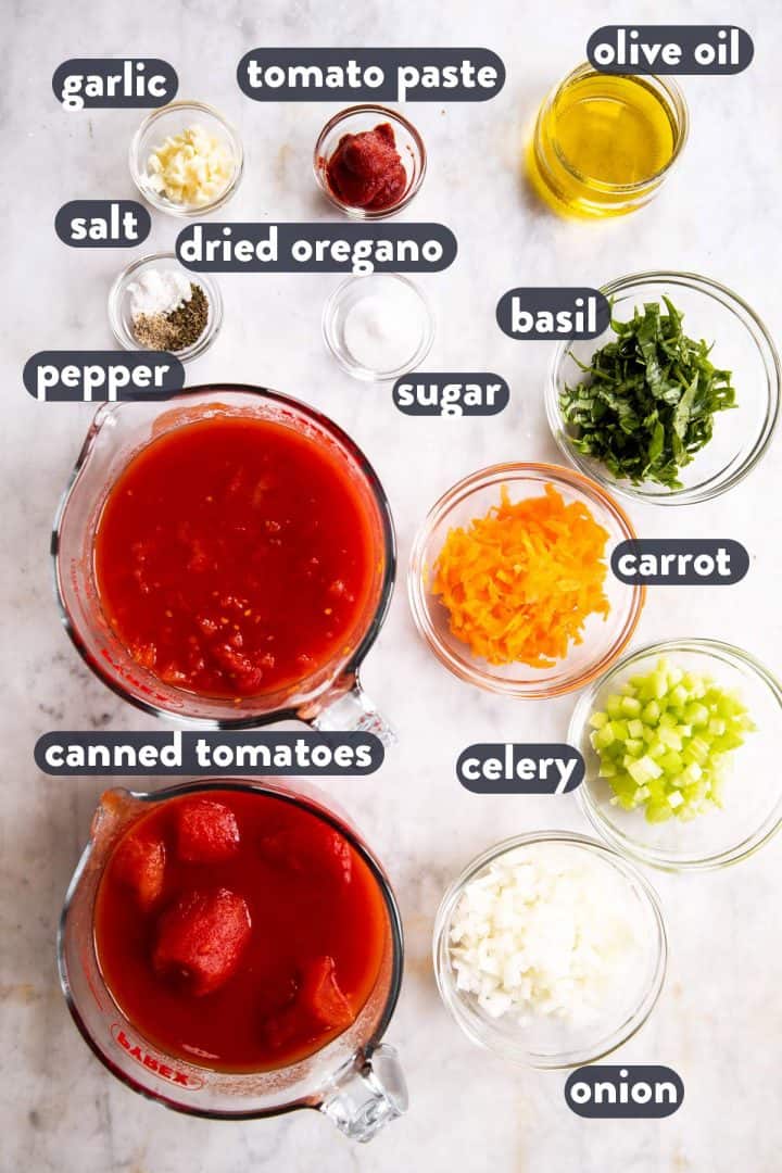 Easy Homemade Marinara Sauce Recipe - Savory Nothings
