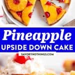 Pineapple Upside Down Cake Image Pin