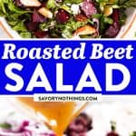 Roasted Beet Salad Image Pin